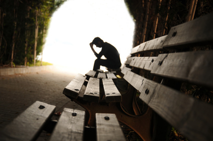 Das Gefühl der Einsamkeit geht oft mit Depressionen einher.